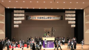 上山人形観察 乙川地区 浅井山 宮本車